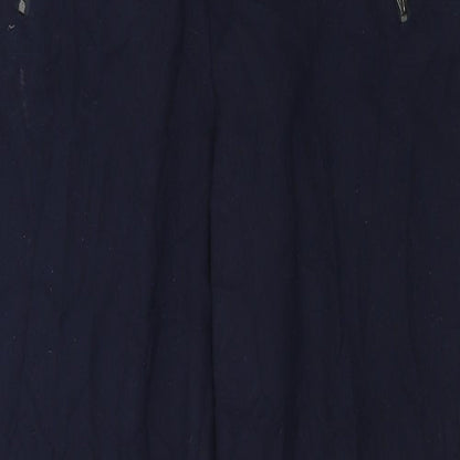 Womens UK Size 10 Marks and Spencer Regular Fit  Blue Trousers