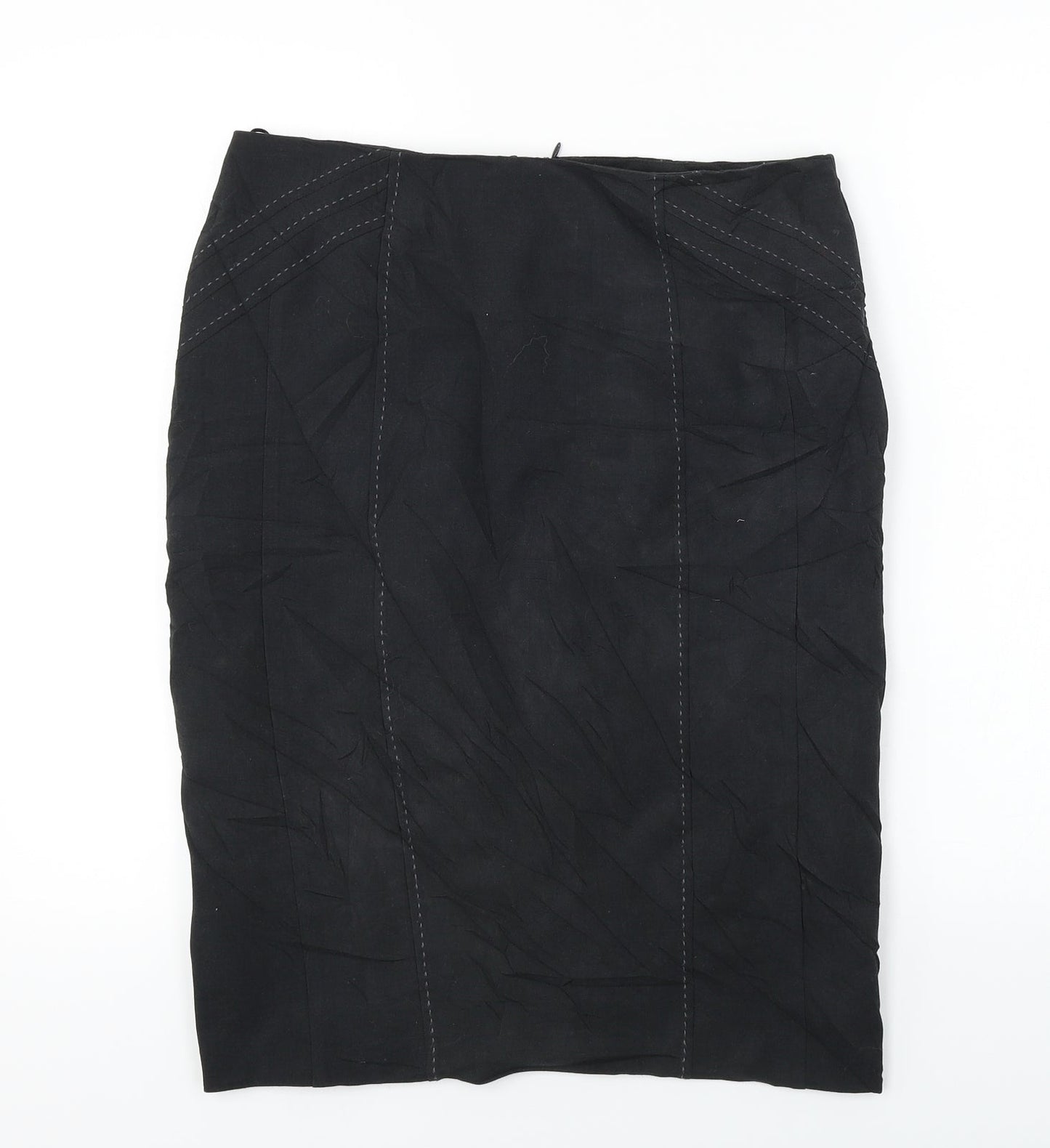 Marks and Spencer  Womens Black   A-Line Skirt Size 32 in