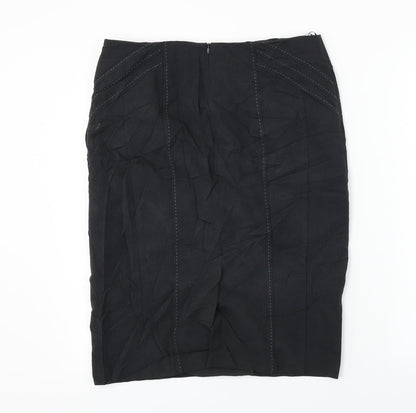Marks and Spencer  Womens Black   A-Line Skirt Size 32 in