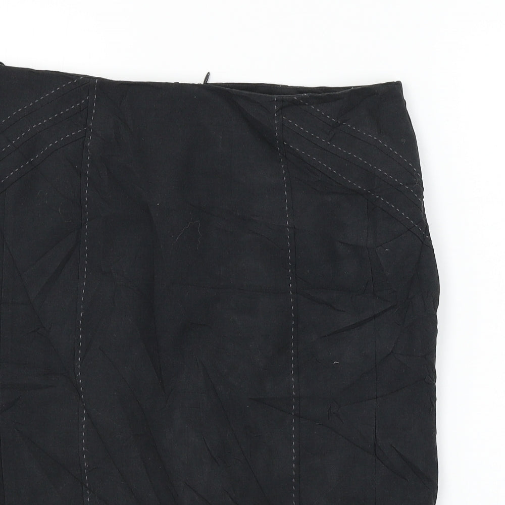 Marks and Spencer  Womens Black   A-Line Skirt Size 32 in