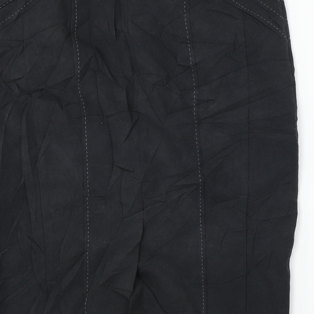 Marks and Spencer  Womens Black   A-Line Skirt Size 32 in
