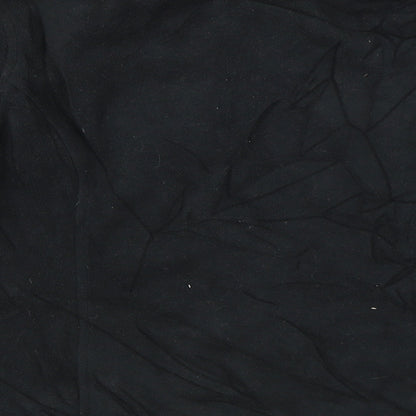 Lands' End  Womens Black   Henley Jumper Size XS