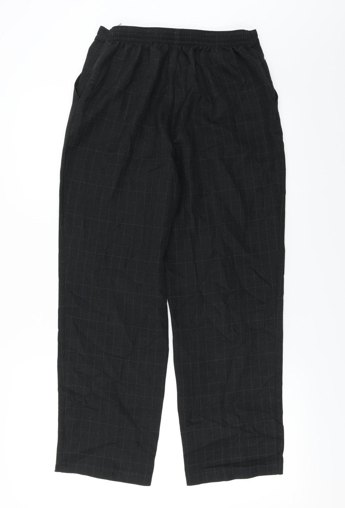 Womens UK Size 10 Marks and Spencer Regular Fit  Black Trousers