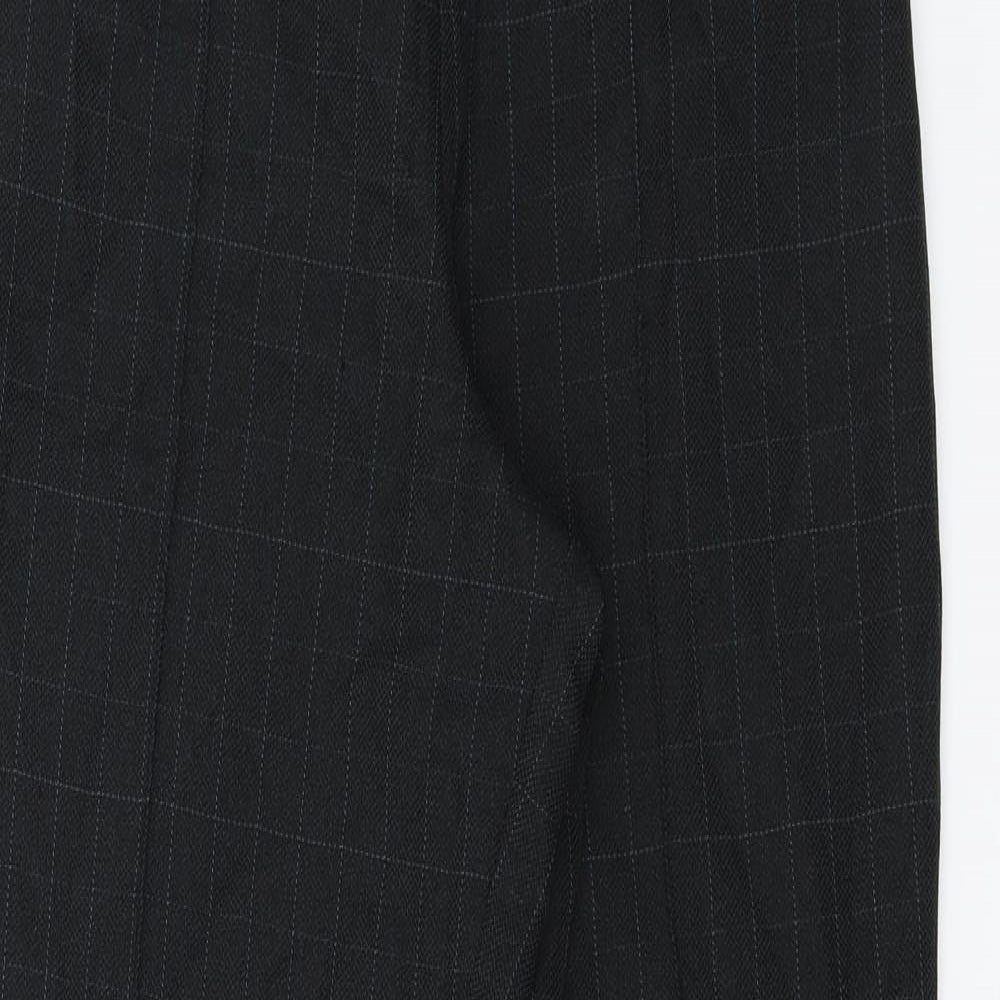 Womens UK Size 10 Marks and Spencer Regular Fit  Black Trousers
