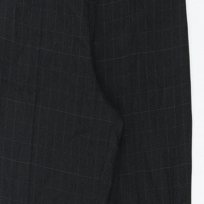 Womens UK Size 10 Marks and Spencer Regular Fit  Black Trousers