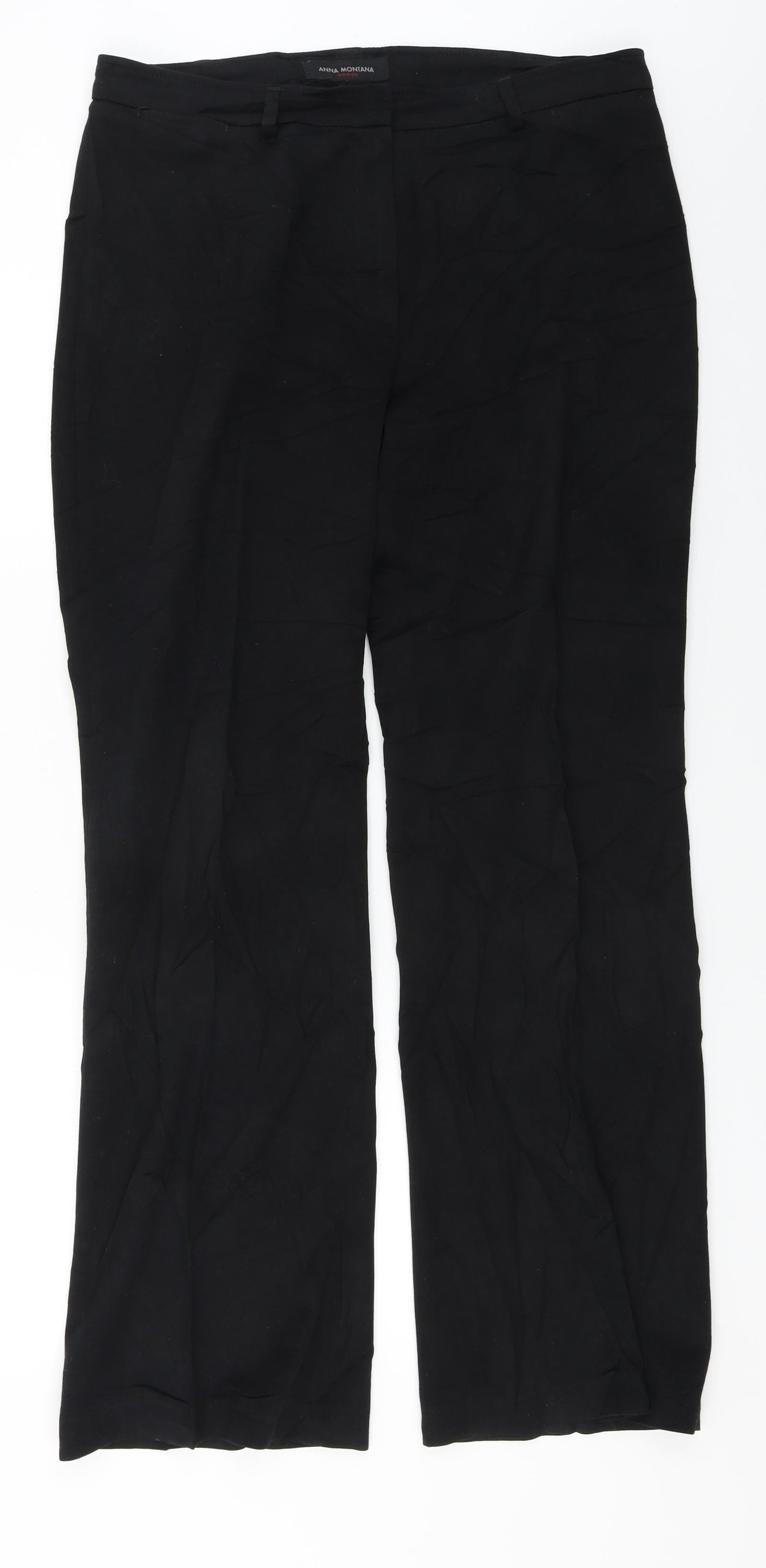 anna Montana  Womens Black   Trousers  Size 34 in L29 in
