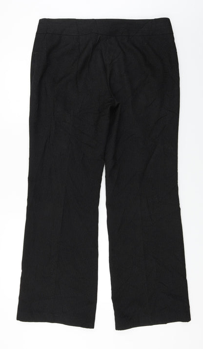Womens UK Size 36 in F&F Regular Fit  Black Trousers