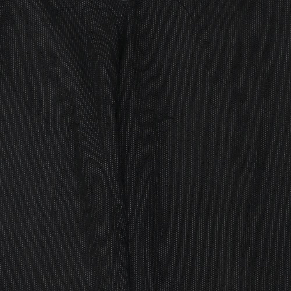 Womens UK Size 36 in F&F Regular Fit  Black Trousers