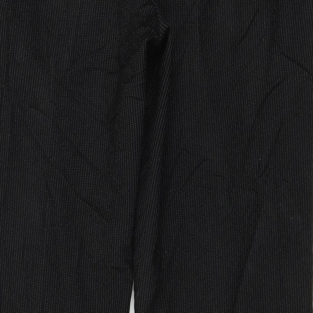 Womens UK Size 36 in F&F Regular Fit  Black Trousers