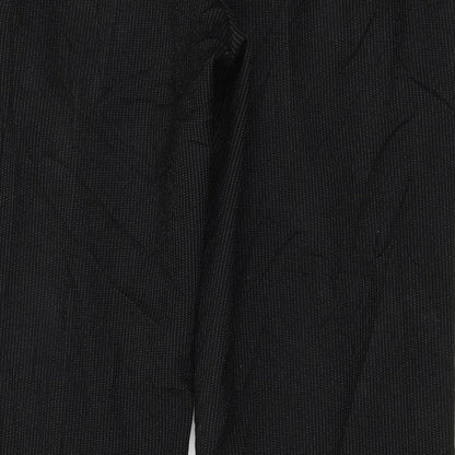 Womens UK Size 36 in F&F Regular Fit  Black Trousers