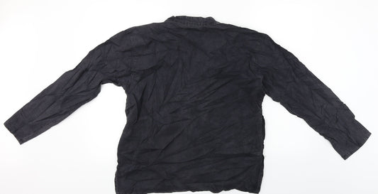 Womens UK Size M Preworn Grey Basic T-Shirt