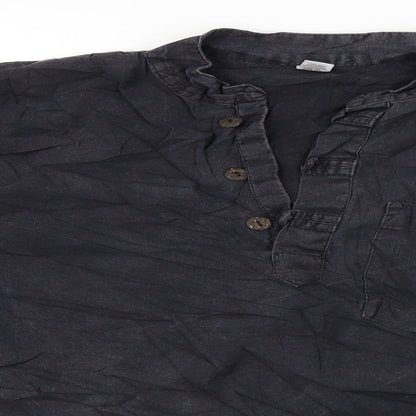 Womens UK Size M Preworn Grey Basic T-Shirt