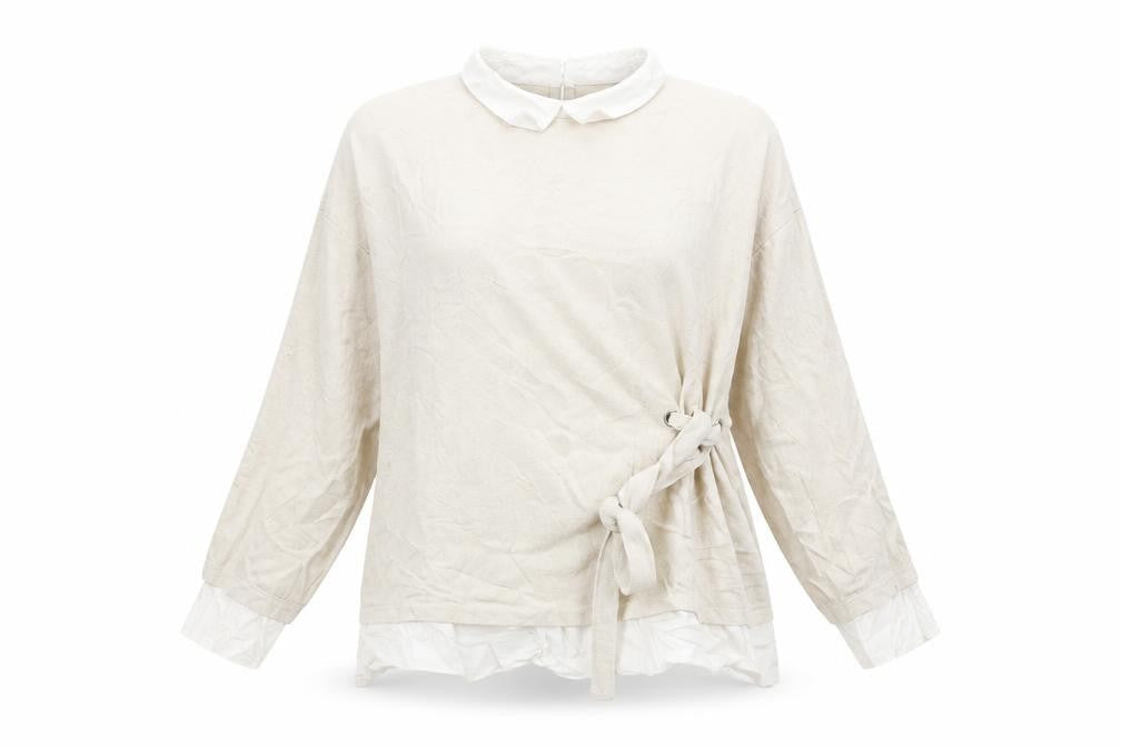 Womens UK Size 14 Marks and Spencer Beige Pullover Jumper