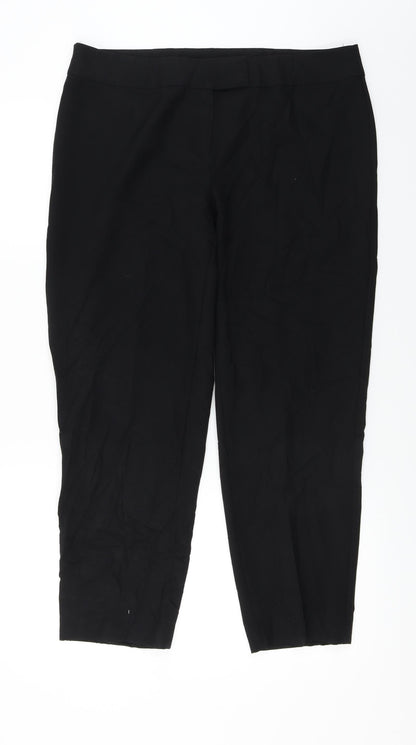 George  Womens Black   Trousers  Size 14 L24 in