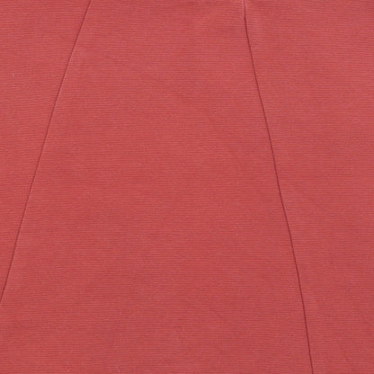 M&S Womens Red   A-Line Skirt Size 12