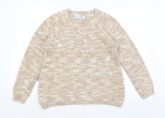Womens UK Size 14 NEXT Gold Pullover Jumper