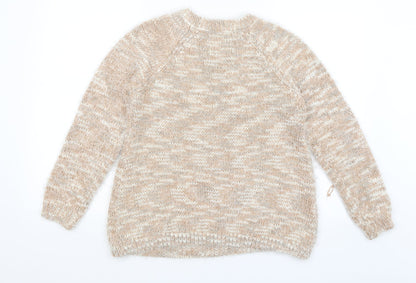 Womens UK Size 14 NEXT Gold Pullover Jumper