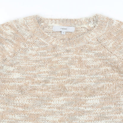 Womens UK Size 14 NEXT Gold Pullover Jumper