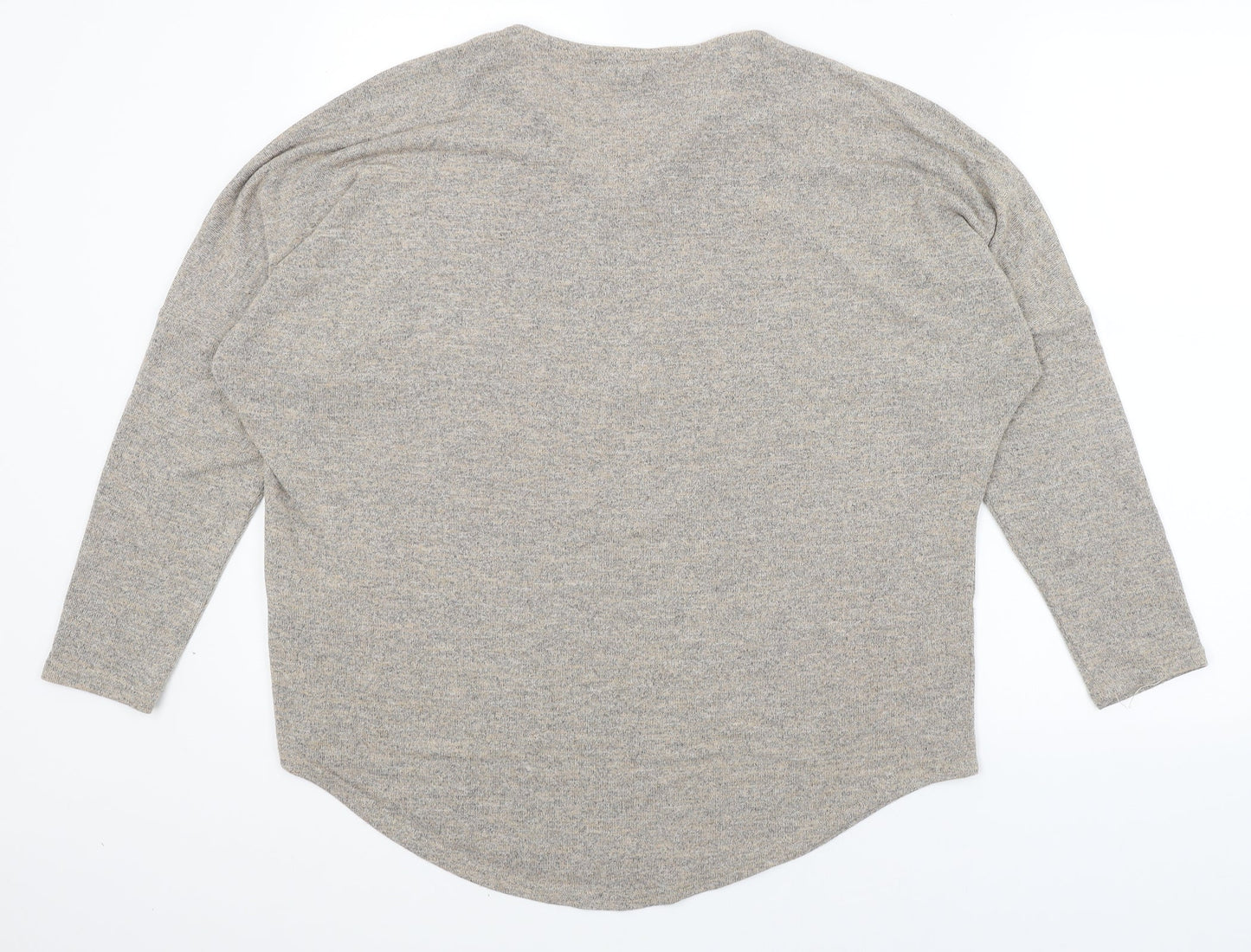 Womens UK Size 10 Mandi Beige Pullover Jumper