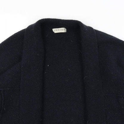 Womens UK Size M M&S Blue Wrap Jumper