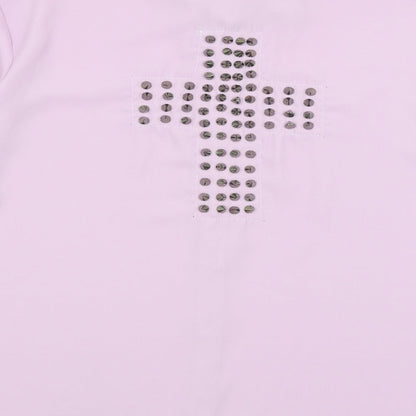 Reverse Womens Purple   Basic Button-Up Size L