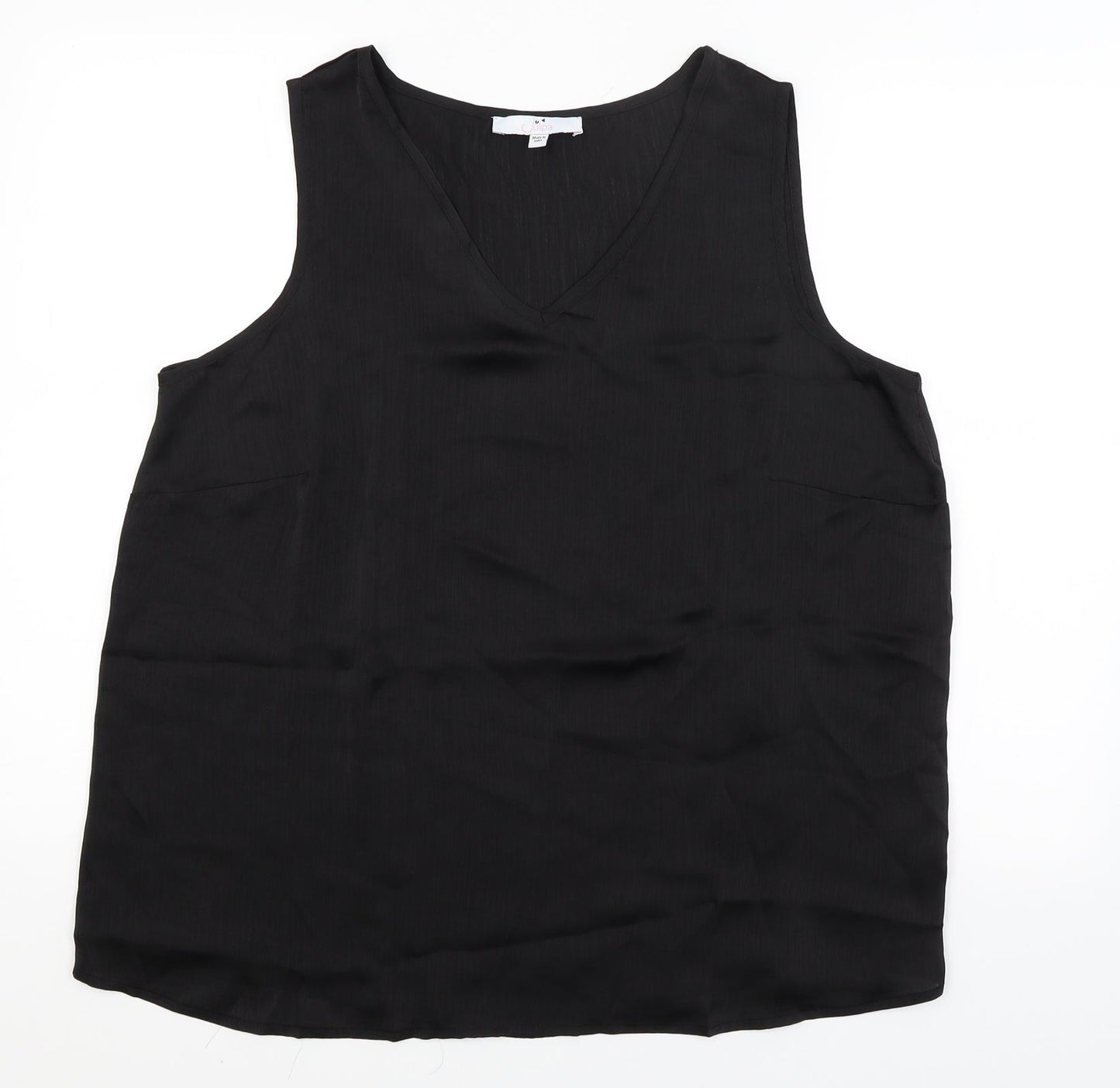 Julipa Womens Black   Basic Tank Size 16