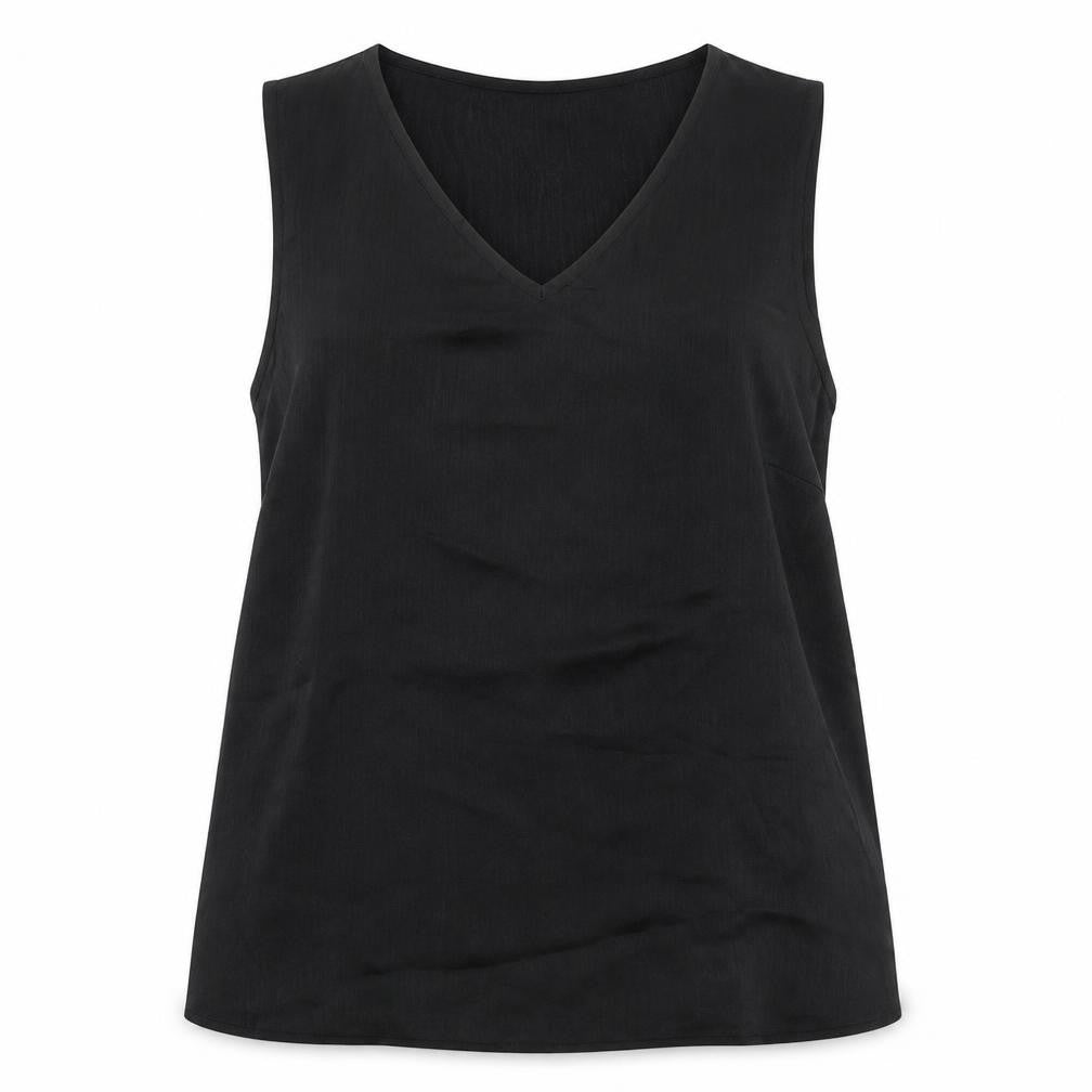 Womens UK Size 16 Julipa Black Basic Tank