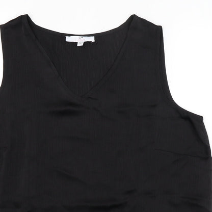 Julipa Womens Black   Basic Tank Size 16