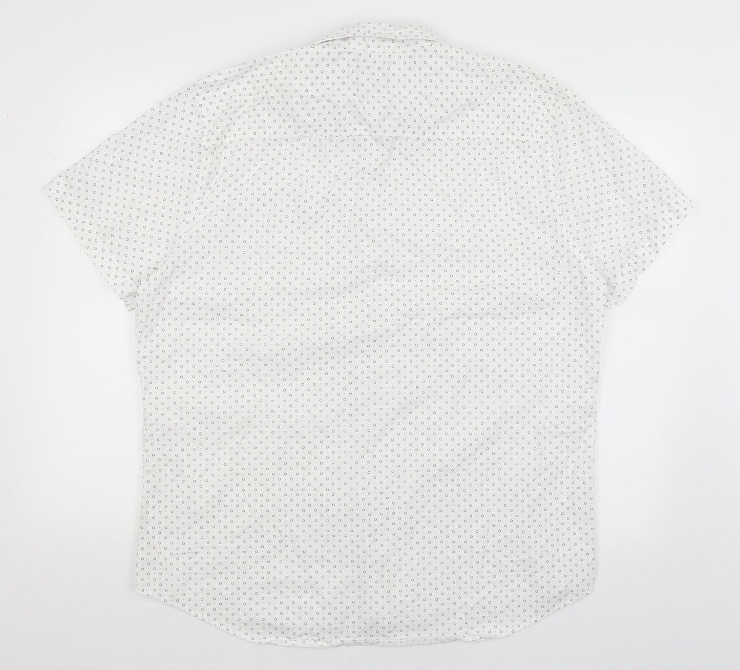 F&F Mens White    Button-Up Size XL