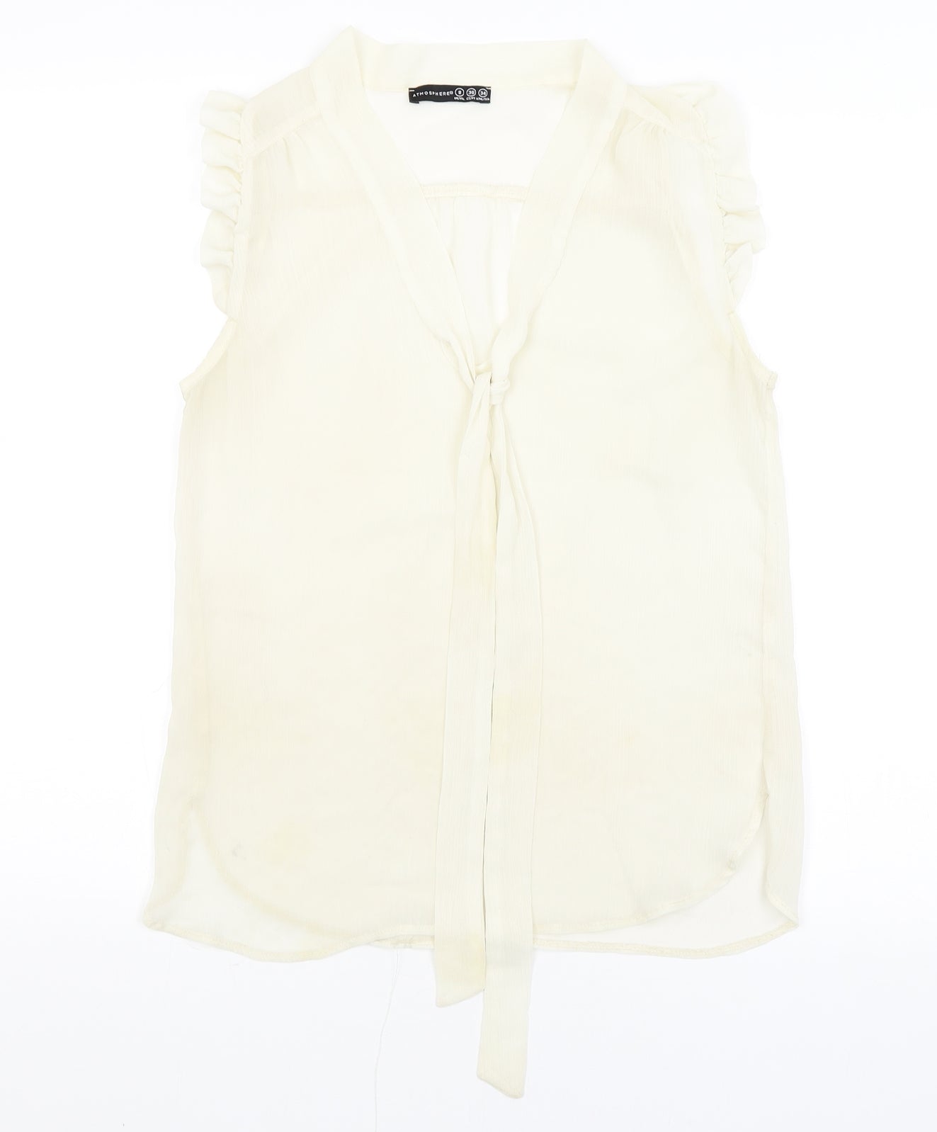 Atmosphere Womens Ivory   Basic Blouse Size 8