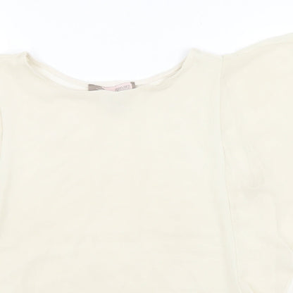 FOREVER 21 Womens Ivory   Basic Blouse Size S