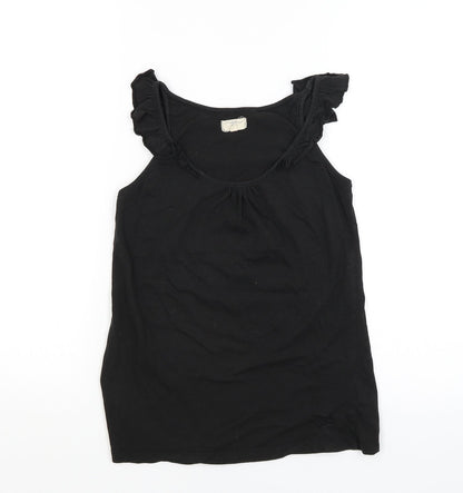 Womens UK Size 8 New Look Black Basic Tank