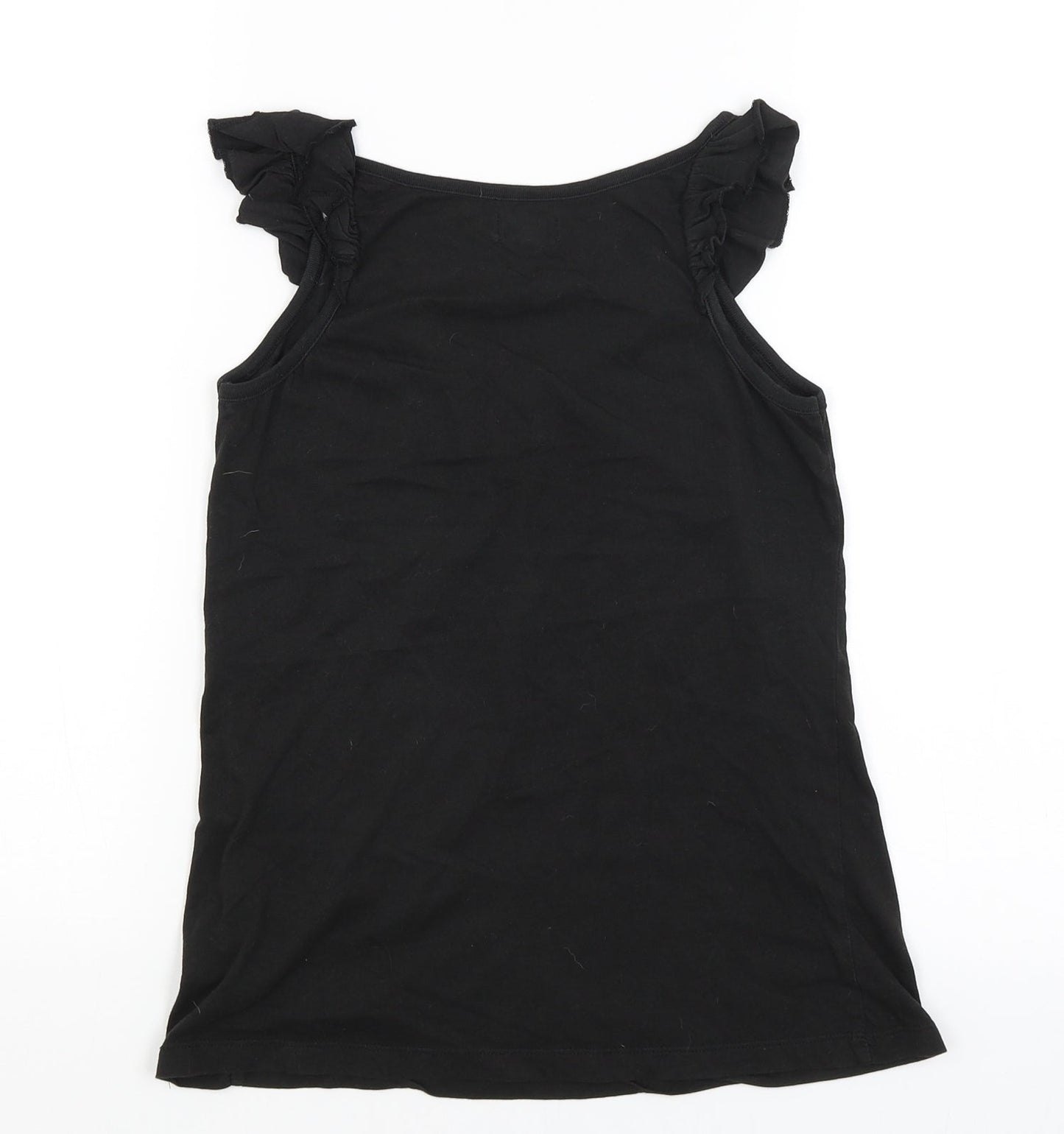 Womens UK Size 8 New Look Black Basic Tank