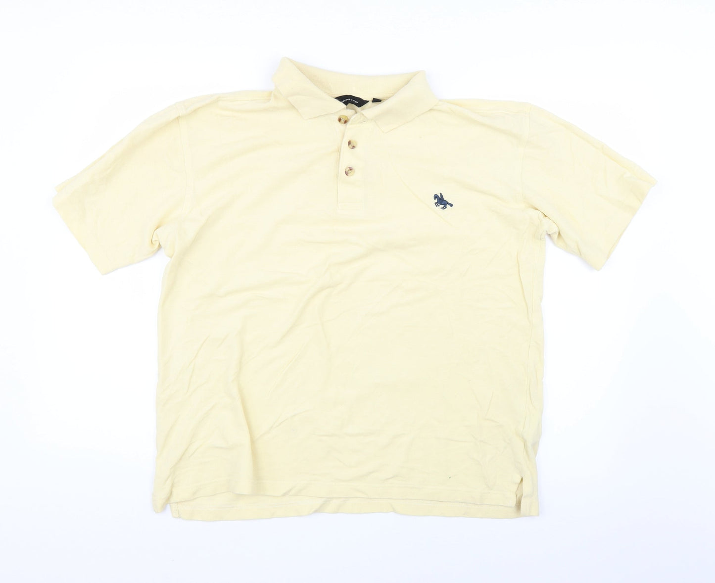 Cutting Edge Mens Yellow    Polo Size L