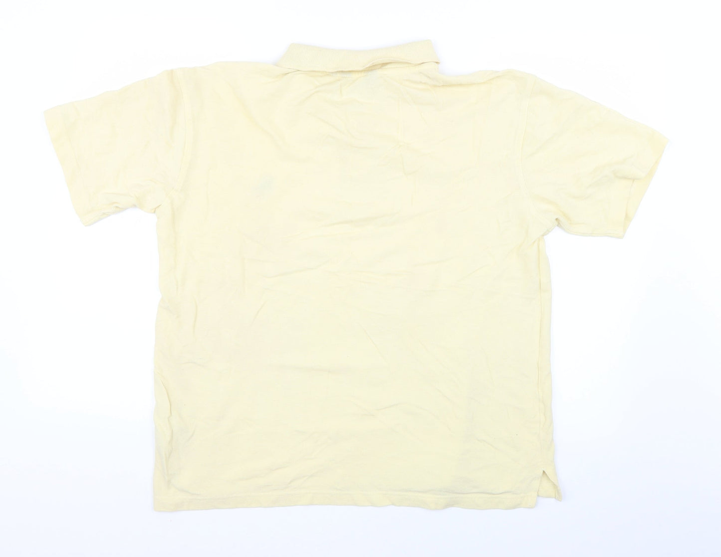 Cutting Edge Mens Yellow    Polo Size L