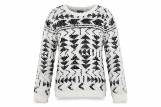 Womens UK Size M Preworn White Henley Jumper
