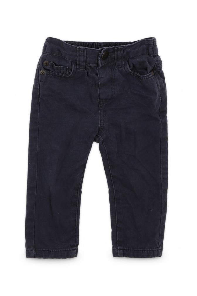 Front view of Primark Baby Grey Denim Jeans, size 12-18, Months