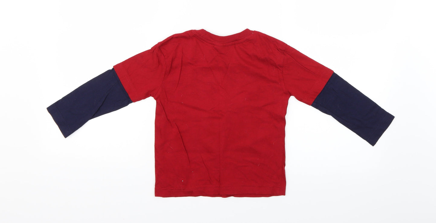 duck & dodge Boys Red   Basic Casual Size 4 Years
