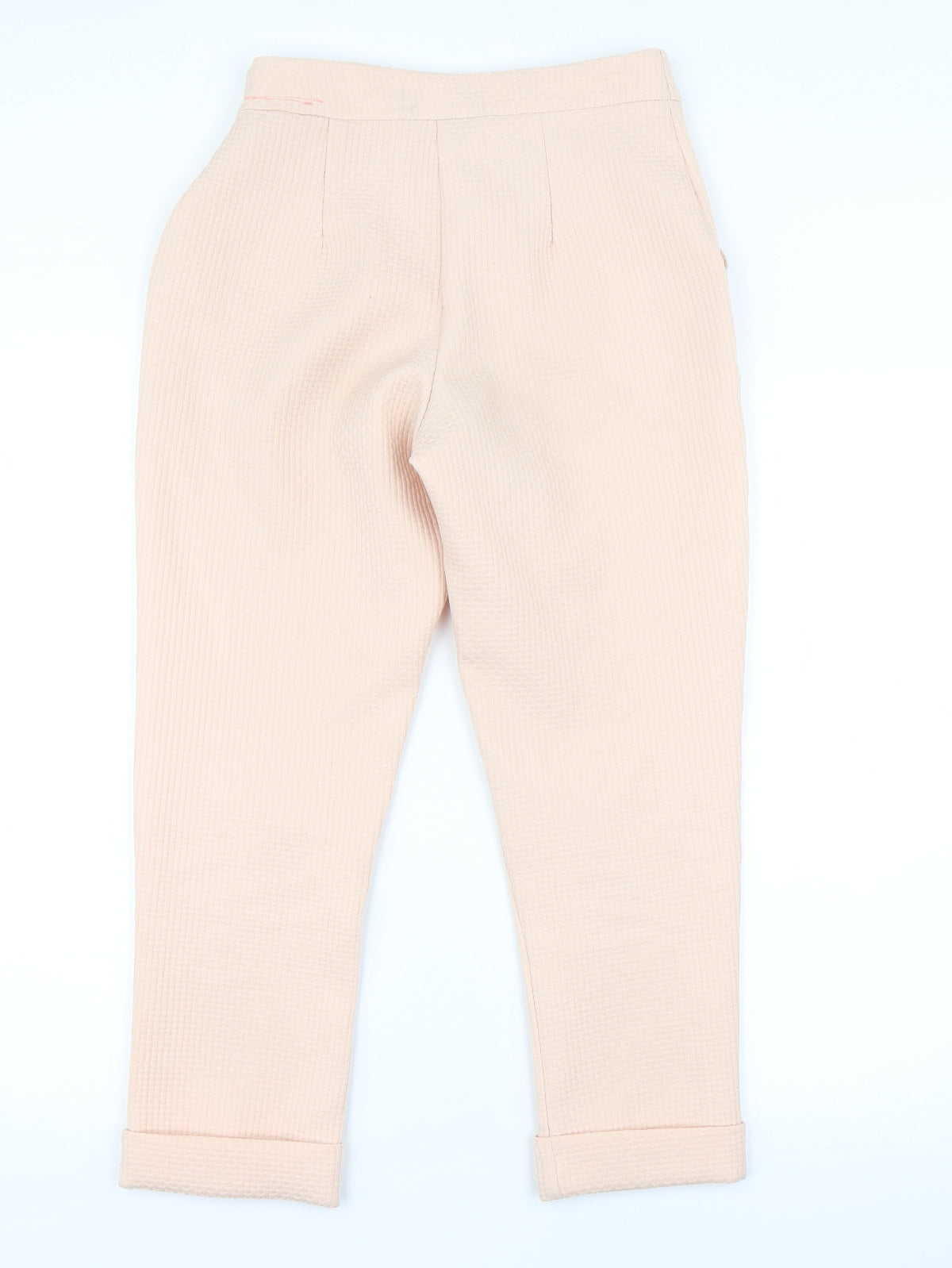 Womens UK Size 8 Boohoo Regular Fit  Pink Trousers