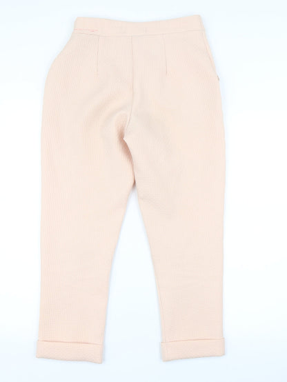 Womens UK Size 8 Boohoo Regular Fit  Pink Trousers