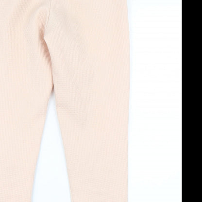 Womens UK Size 8 Boohoo Regular Fit  Pink Trousers