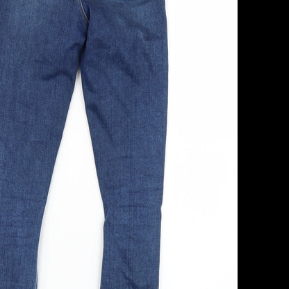 ASOS Womens Blue  Denim Skinny Jeans Size 26 L30 in