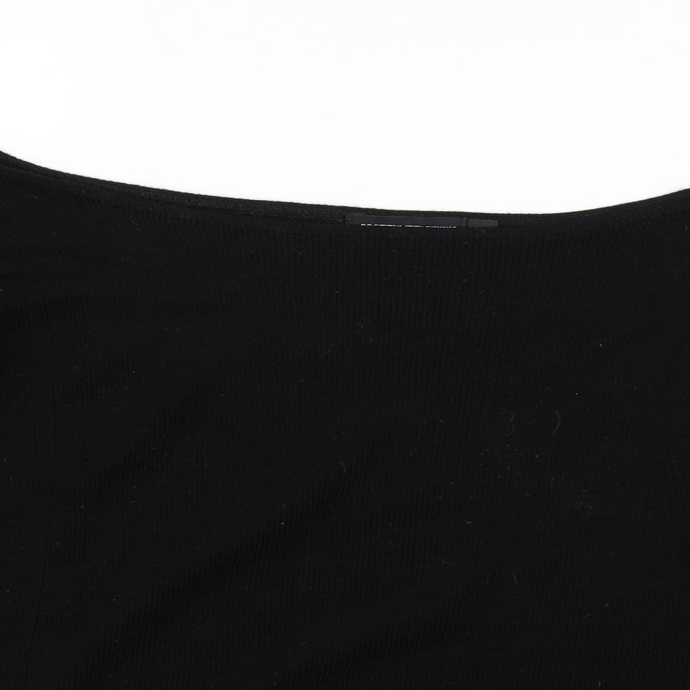 Womens UK Size S PRETTYLITTLETHING Black Pullover Jumper