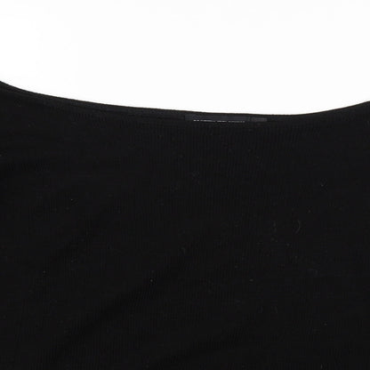 Womens UK Size S PRETTYLITTLETHING Black Pullover Jumper