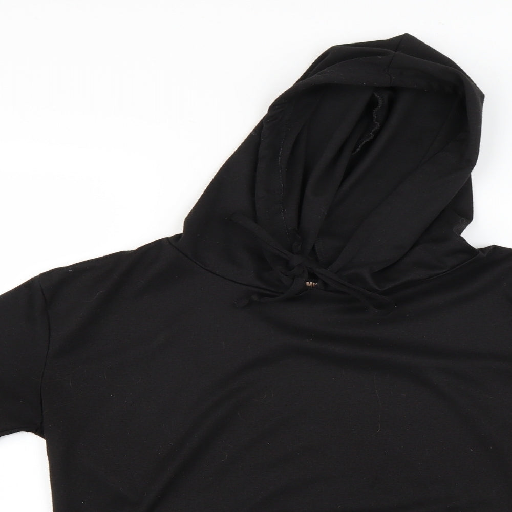 Misspap Womens Black   Pullover Hoodie Size M