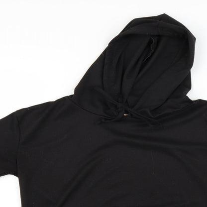 Misspap Womens Black   Pullover Hoodie Size M