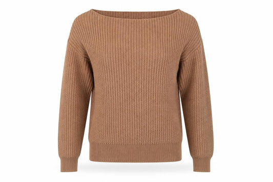 Womens UK Size S Boohoo Brown Pullover Jumper