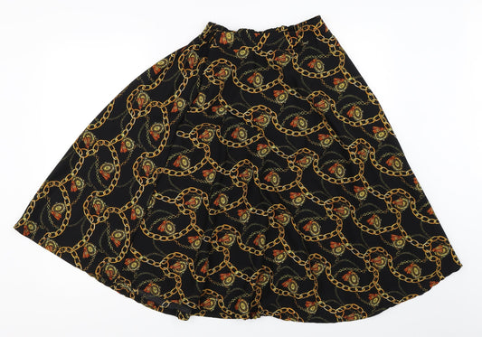 New Look Womens Black   Flare Skirt Size 10