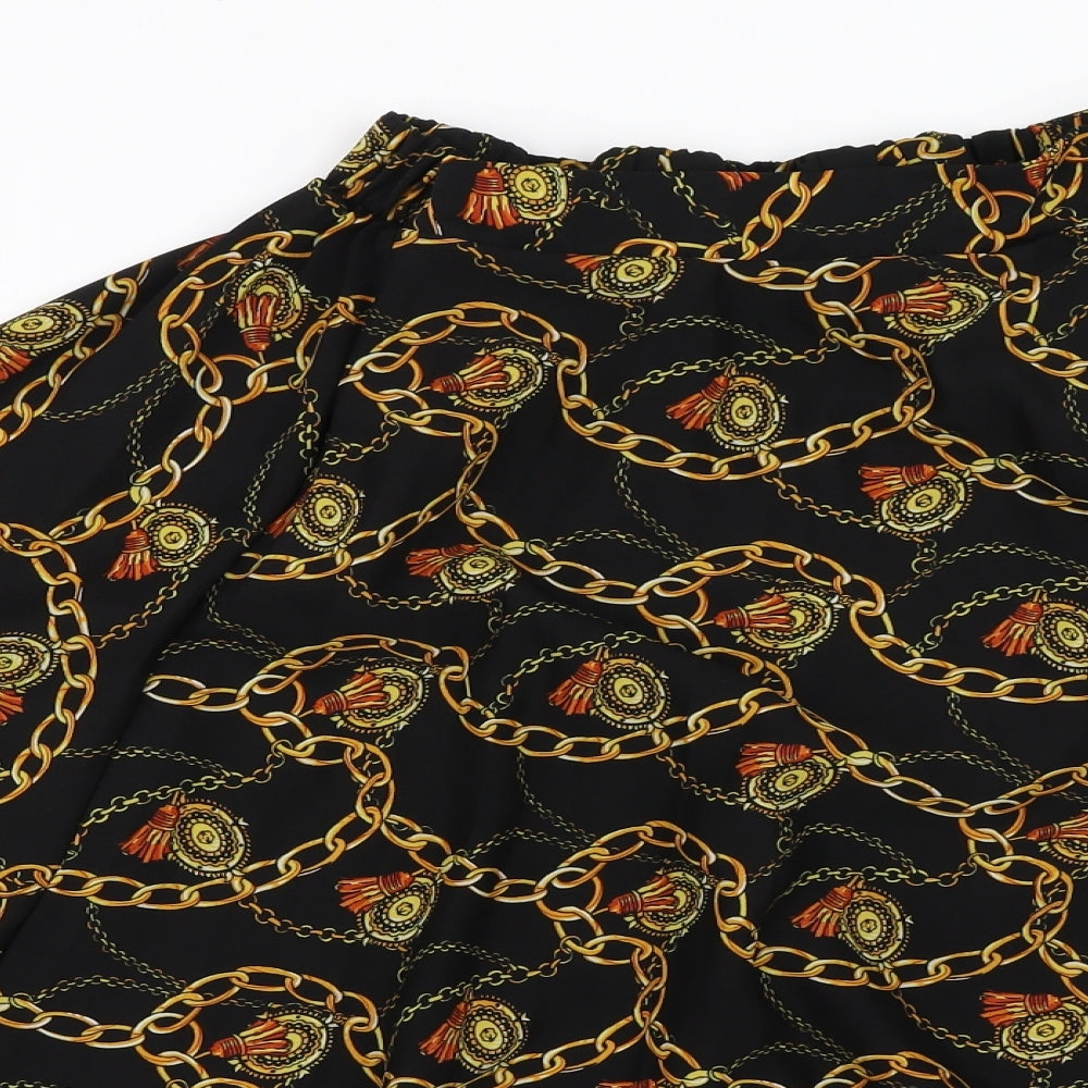 New Look Womens Black   Flare Skirt Size 10