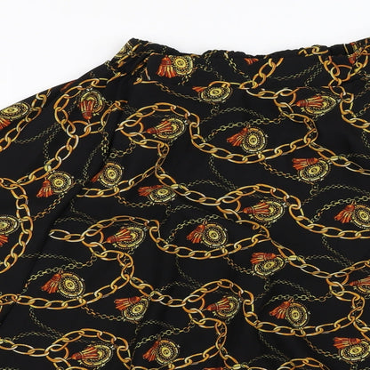 New Look Womens Black   Flare Skirt Size 10